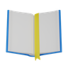 3d book-open logo