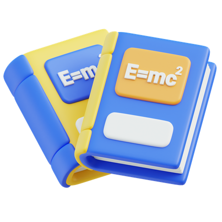 Book Physics  3D Icon