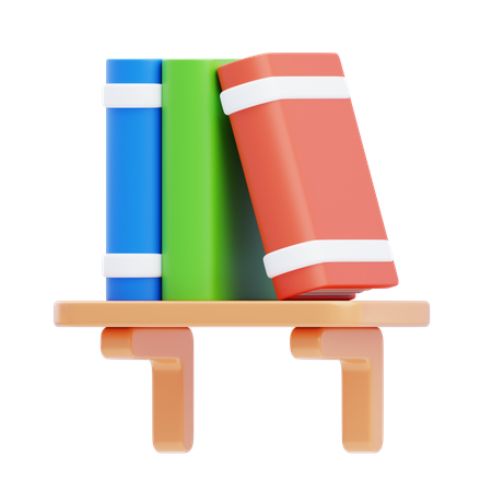 Book Rack  3D Icon