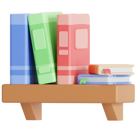 Book rack  3D Icon