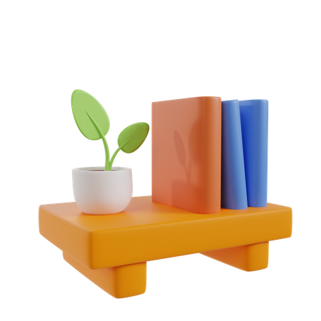 Book Rack  3D Icon