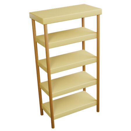 Book Rack  3D Icon