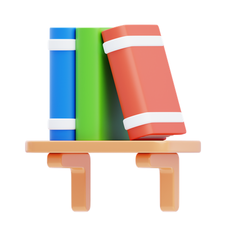 Book Rack  3D Icon