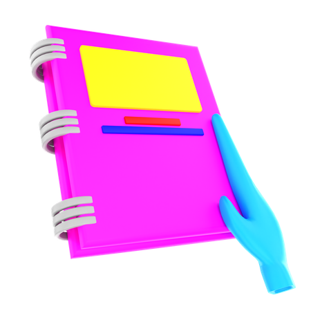 Book reader  3D Icon