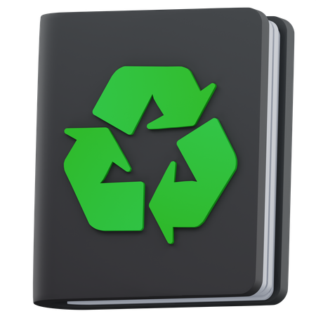 책 재활용  3D Icon