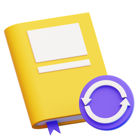 Book Return  3D Icon