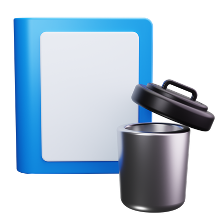 Book Return Bin  3D Icon