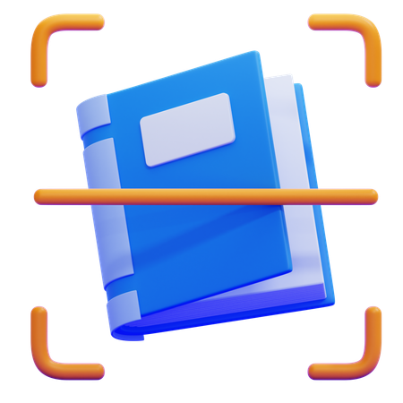 Book Scanner  3D Icon