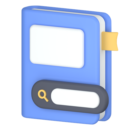 Book search  3D Icon