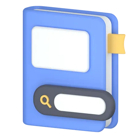 Book search  3D Icon