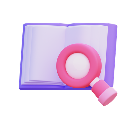 Book Search  3D Icon