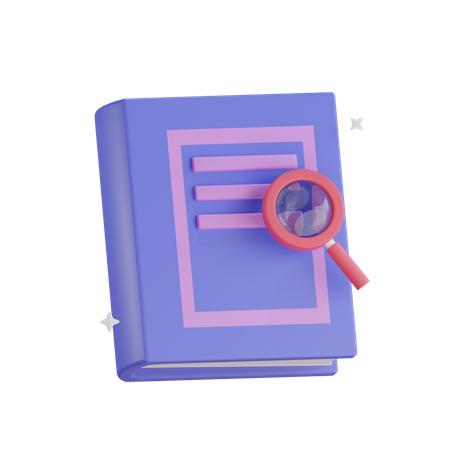 Book Search  3D Icon