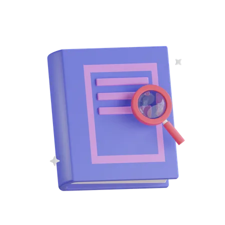 Book Search  3D Icon