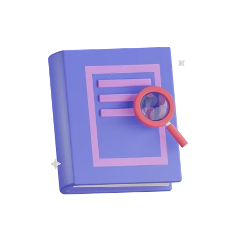 Book Search  3D Icon