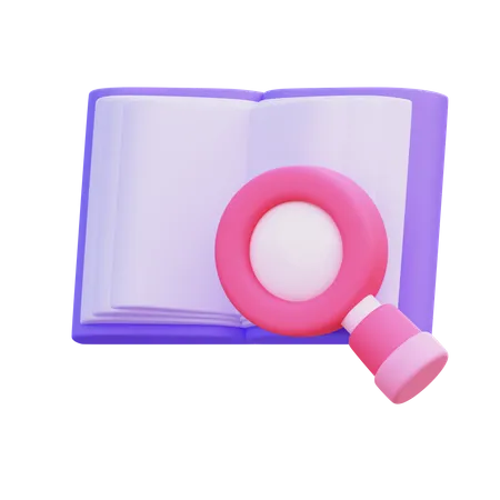 Book Search  3D Icon