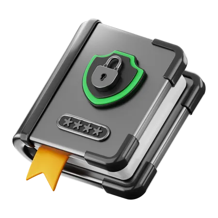 Book Security  3D Icon