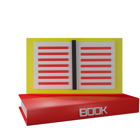Book Sheet 3D Icon