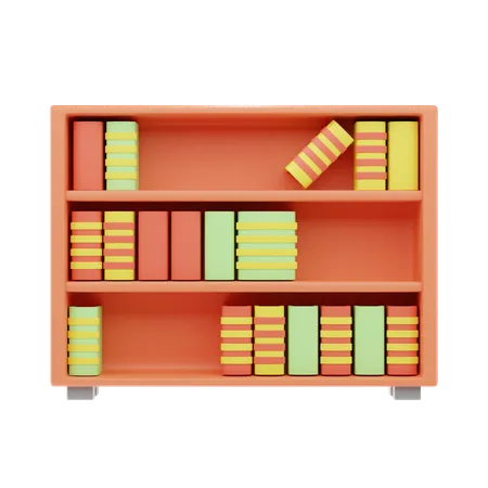 Library 3 D Icon And Illustration 3D Icon