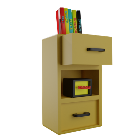 Book Shelf  3D Icon