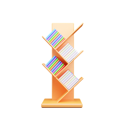 Book Shelf  3D Icon