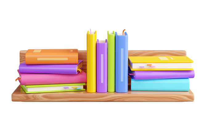 Book Shelf  3D Icon