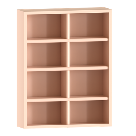 Book Shelf  3D Icon