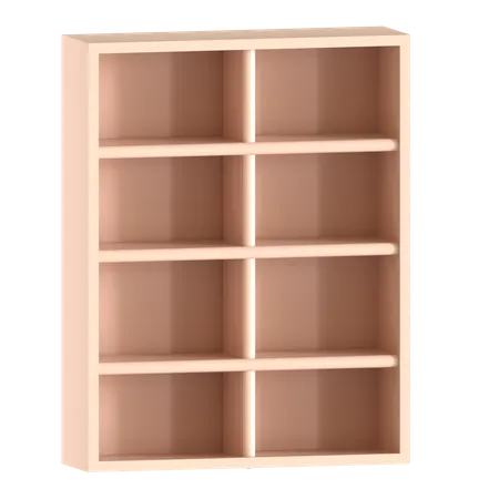 Book Shelf  3D Icon