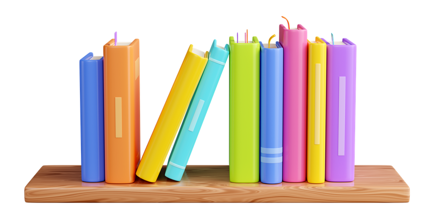 Book Shelf  3D Icon