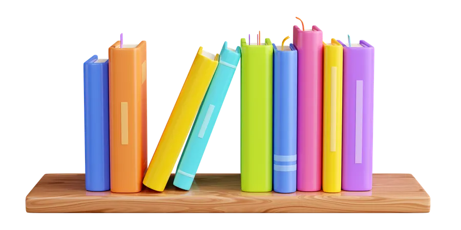 Book Shelf  3D Icon