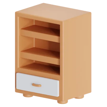 Book shelf  3D Icon