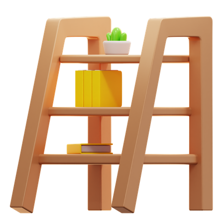 Book Shelf  3D Icon