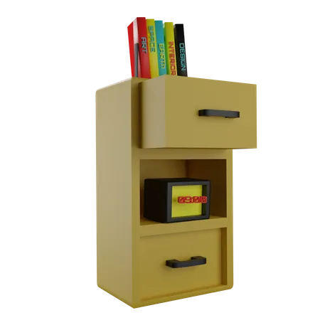 Book Shelf 3D Icon