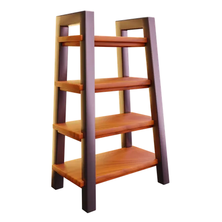 Book Shelf Ladder  3D Icon