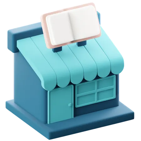 Book Shop  3D Icon
