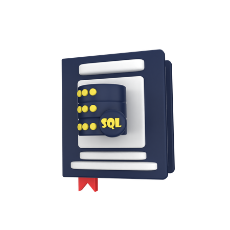 Book Sql  3D Icon