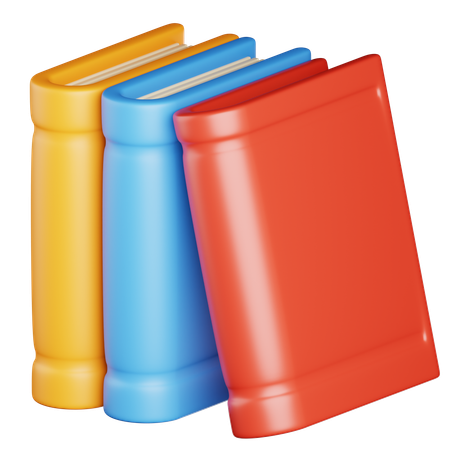 Book Stack  3D Icon