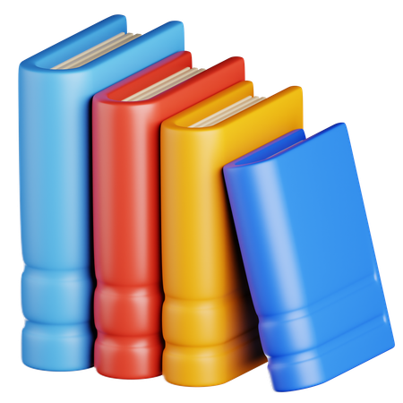 Book Stack  3D Icon