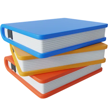 Book Stack  3D Icon