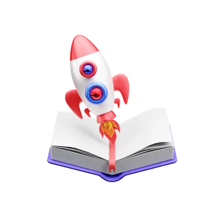 Book Startup  3D Icon