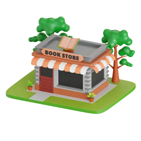 Book Store  3D Icon