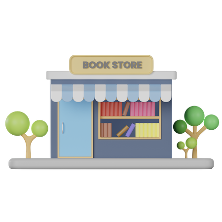 Book Store  3D Icon