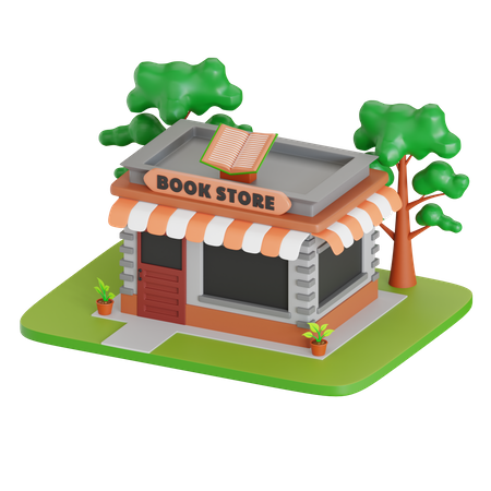 Book Store  3D Icon