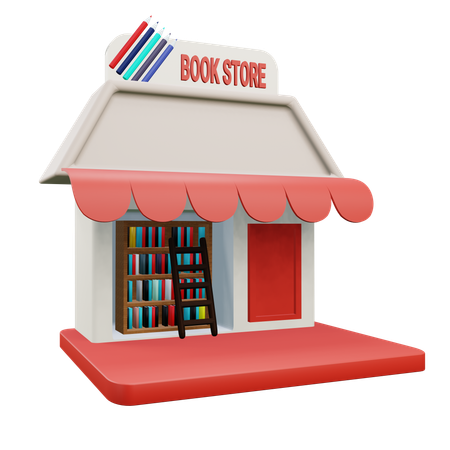 Book Store  3D Icon