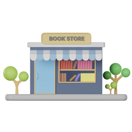 Book Store 3D Icon
