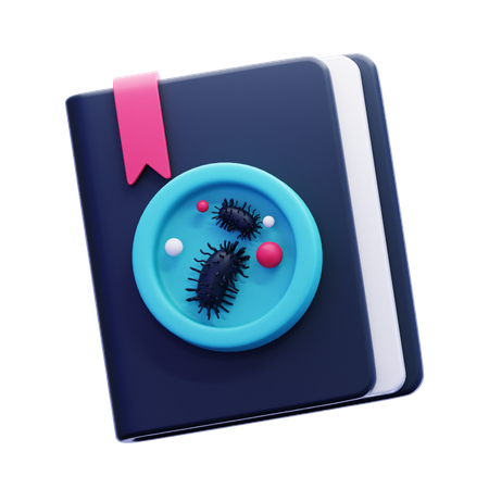 書籍ウイルス  3D Icon