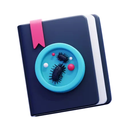 書籍ウイルス  3D Icon