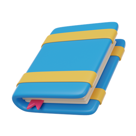 Book With Bookmark  3D Icon