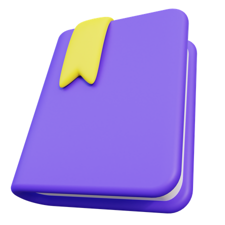 Book With Bookmark  3D Icon