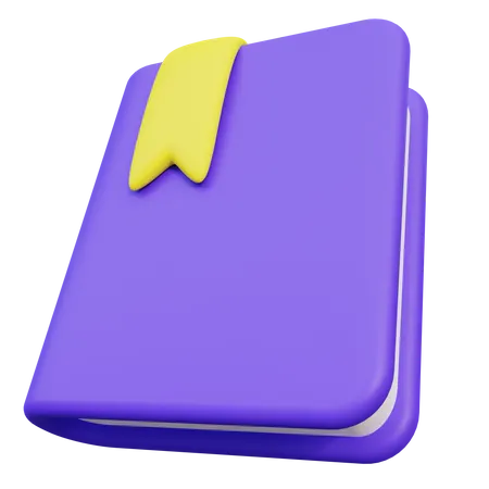 Book With Bookmark  3D Icon