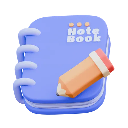 Book Writing  3D Icon